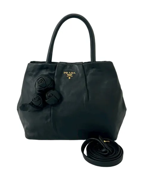 Prada Pre-Owned bolso satchel Rose de piel de napa 2013-2026