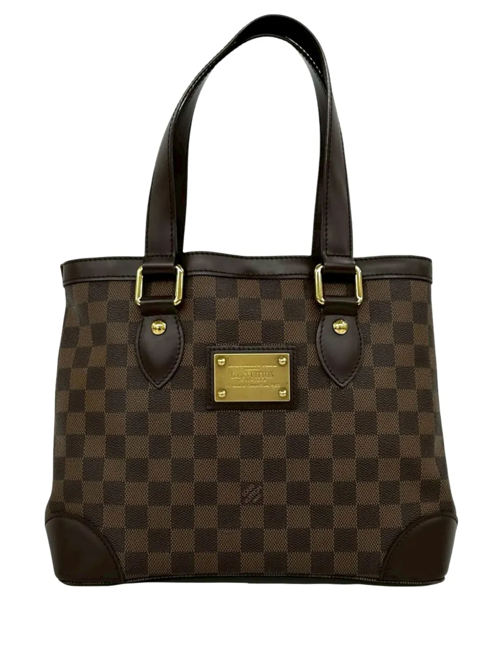 Louis Vuitton Pre-Owned 2009 Damier Ebene Hampstead PM tote bag - Marrone