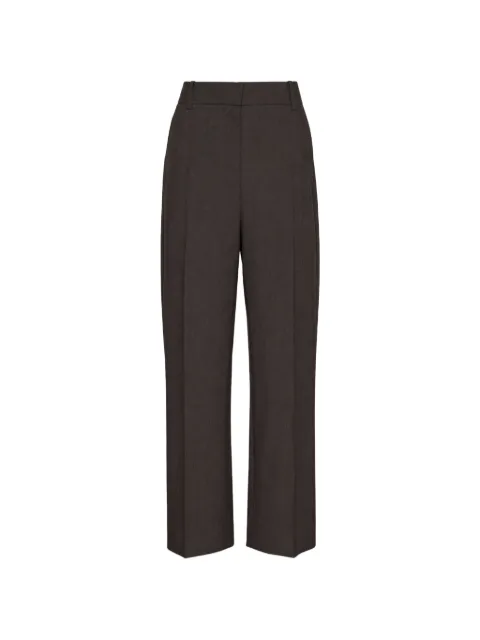 Lee Mathews Myles high-waisted wide-leg trousers