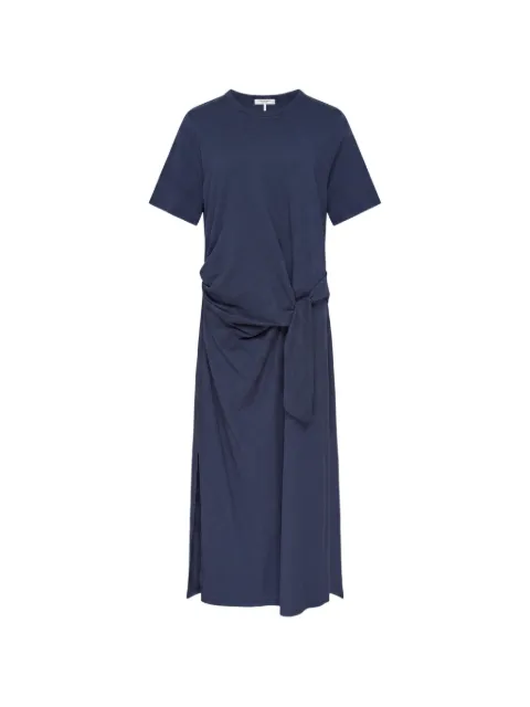 rag & bone knot-detail side-slit midi dress