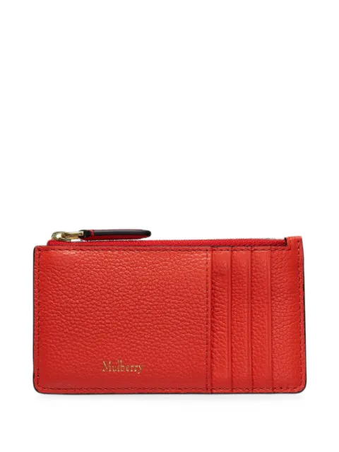 Mulberry continental grained card holder