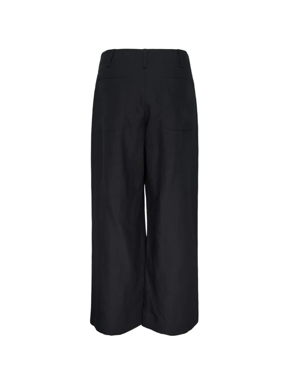 rag & bone Alison high-waist broek met wijde pijpen Zwart