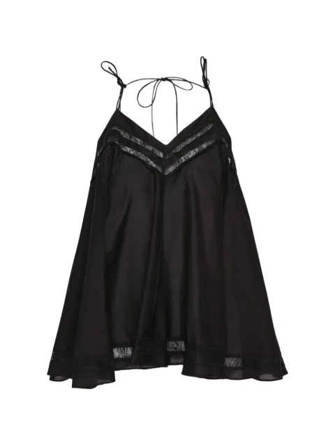 3.1 Phillip Lim camisole-top med blondekant