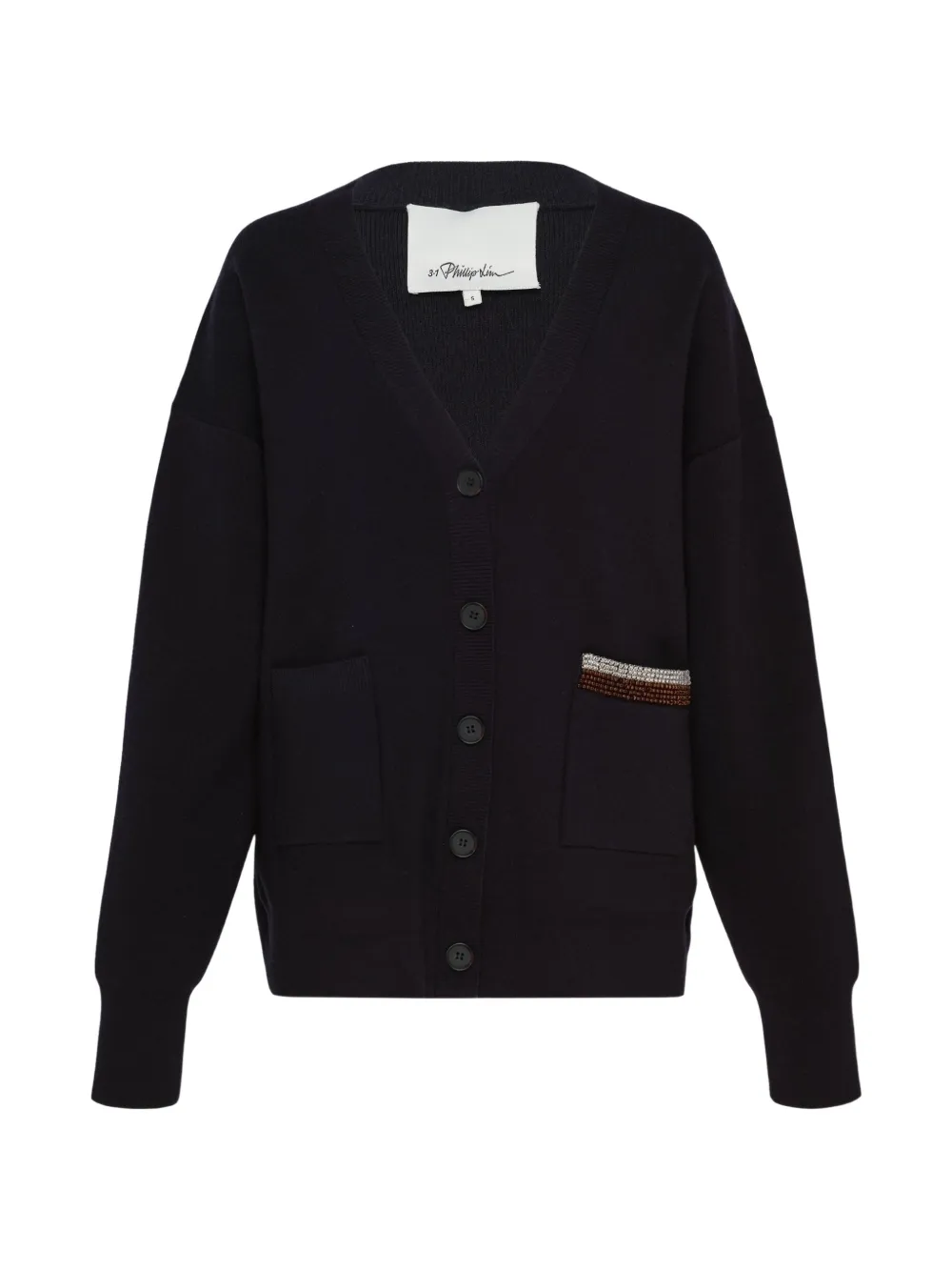 3.1 Phillip Lim embellished V-neck cardigan - Blu