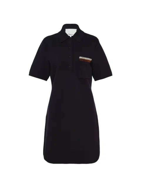 3.1 Phillip Lim crystal-embellished mini polo dress