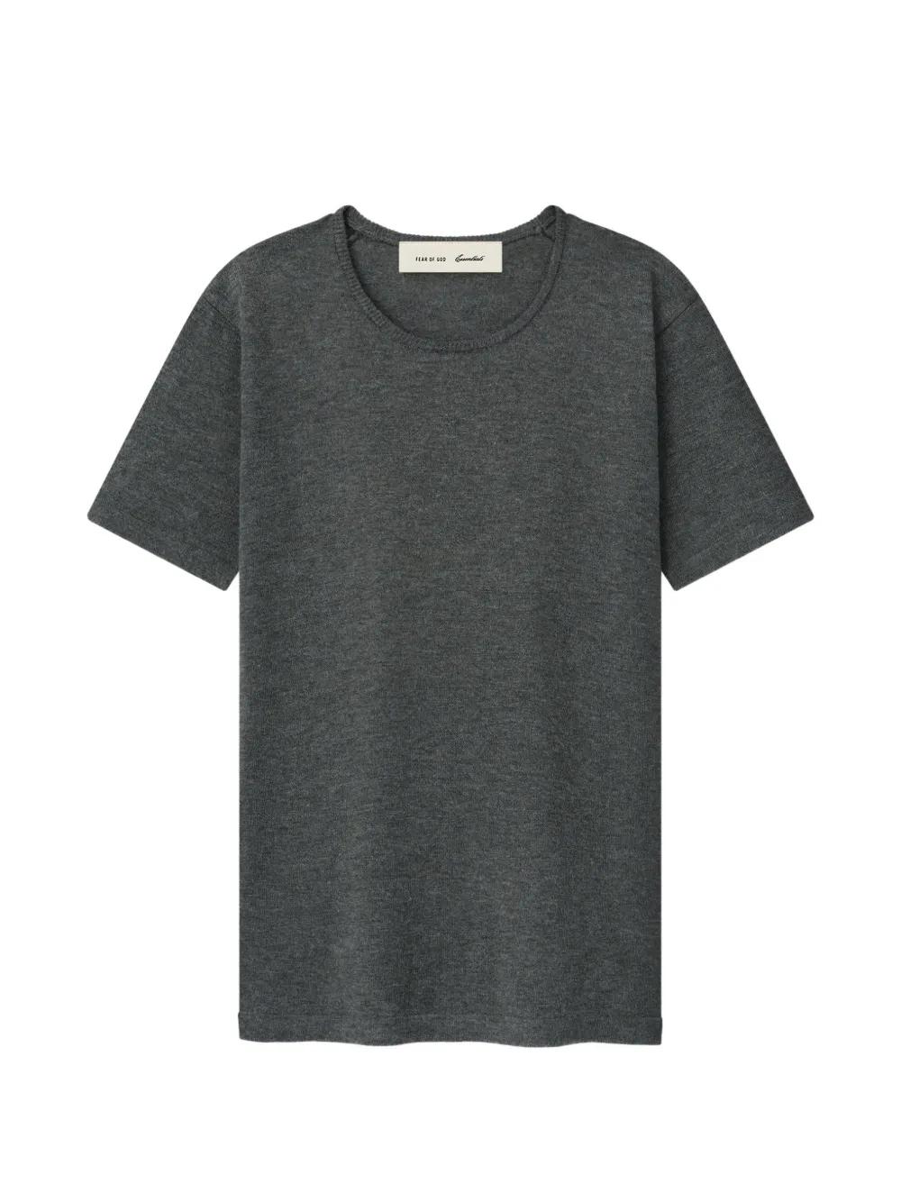 FEAR OF GOD ESSENTIALS T-shirt met logopatch Grijs