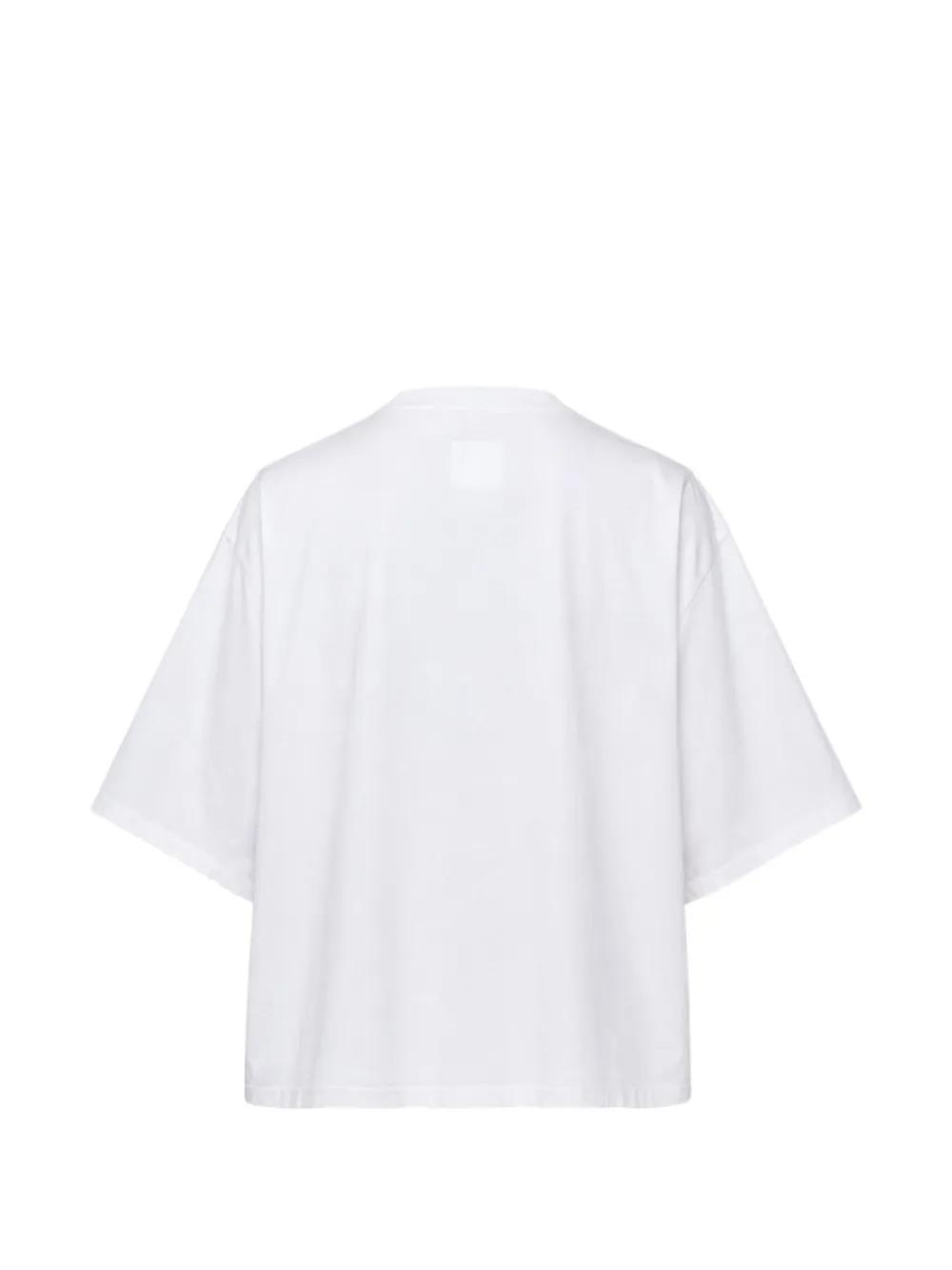 Doublet I Love Marge Dursley print asymmetric T-shirt Wit