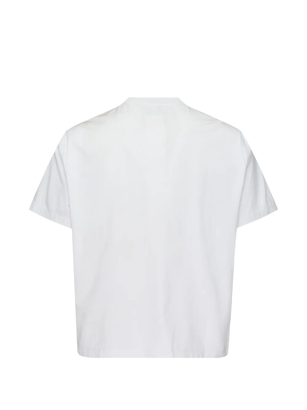Doublet Trompe L'oeil T-shirt met borduurwerk Wit