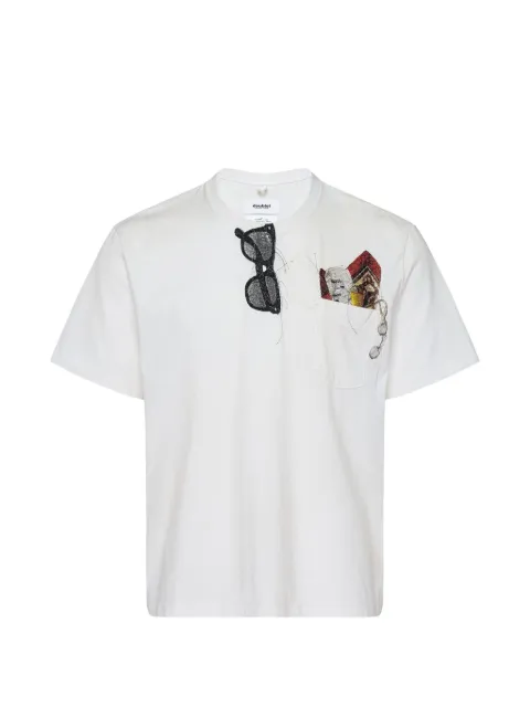 Doublet Trompe L'oeil embroidered T-shirt