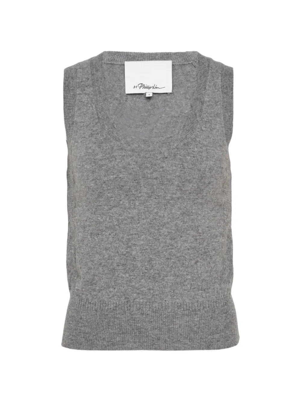3.1 Phillip Lim scoop-neck sleeveless top Grijs