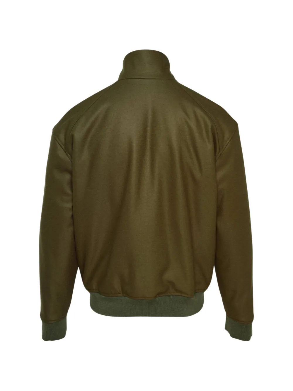 Jil Sander padded zip-up jacket Groen