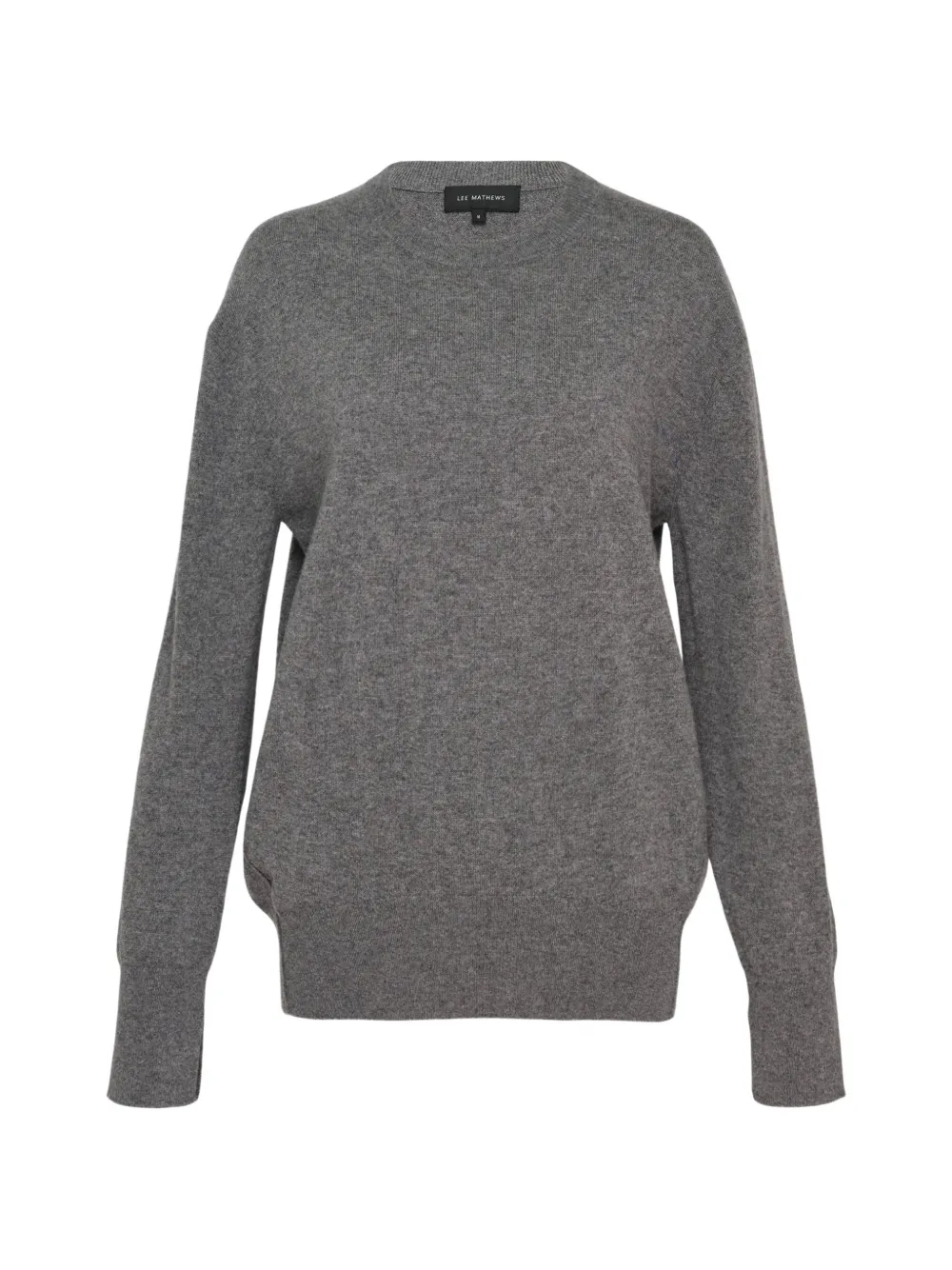 Lee Mathews cashmere crew-neck long-sleeve sweater - Grau