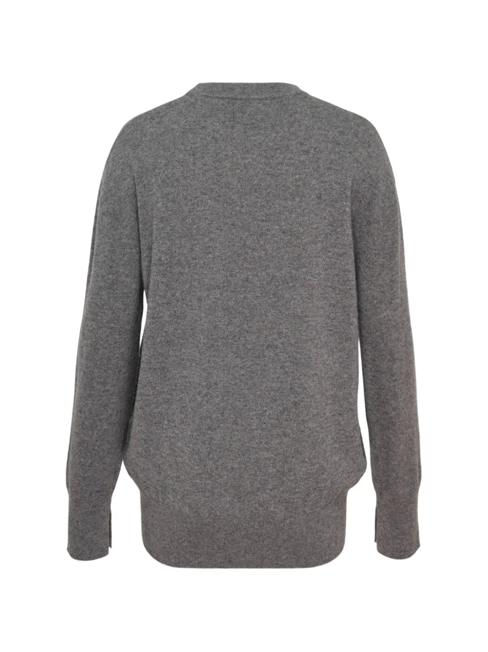Lee Mathews cashmere crew-neck long-sleeve sweater Grijs