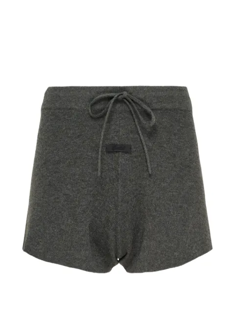 FEAR OF GOD ESSENTIALS Essentials logo-patch shorts
