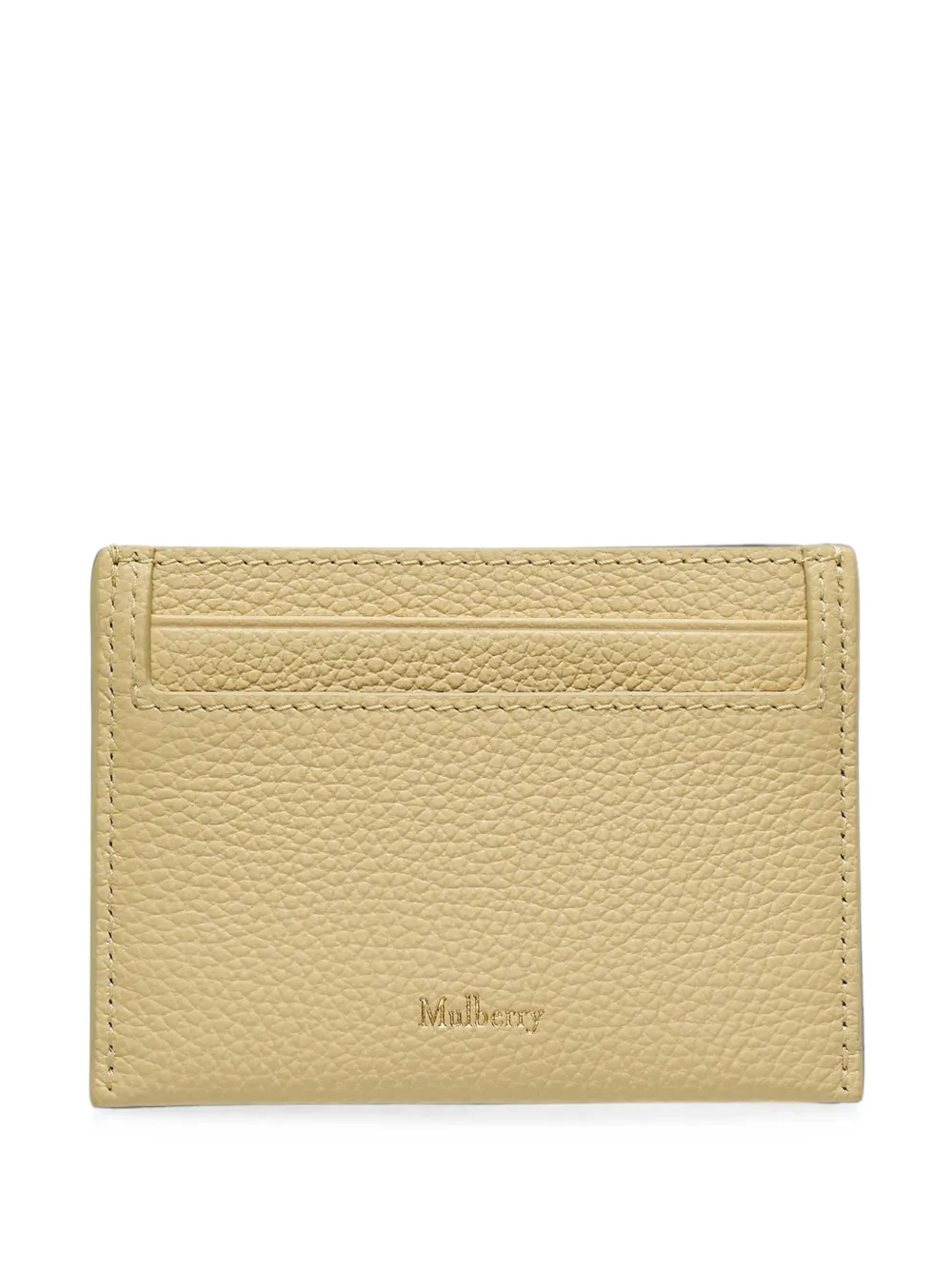 Mulberry grained leather card holder - Toni neutri