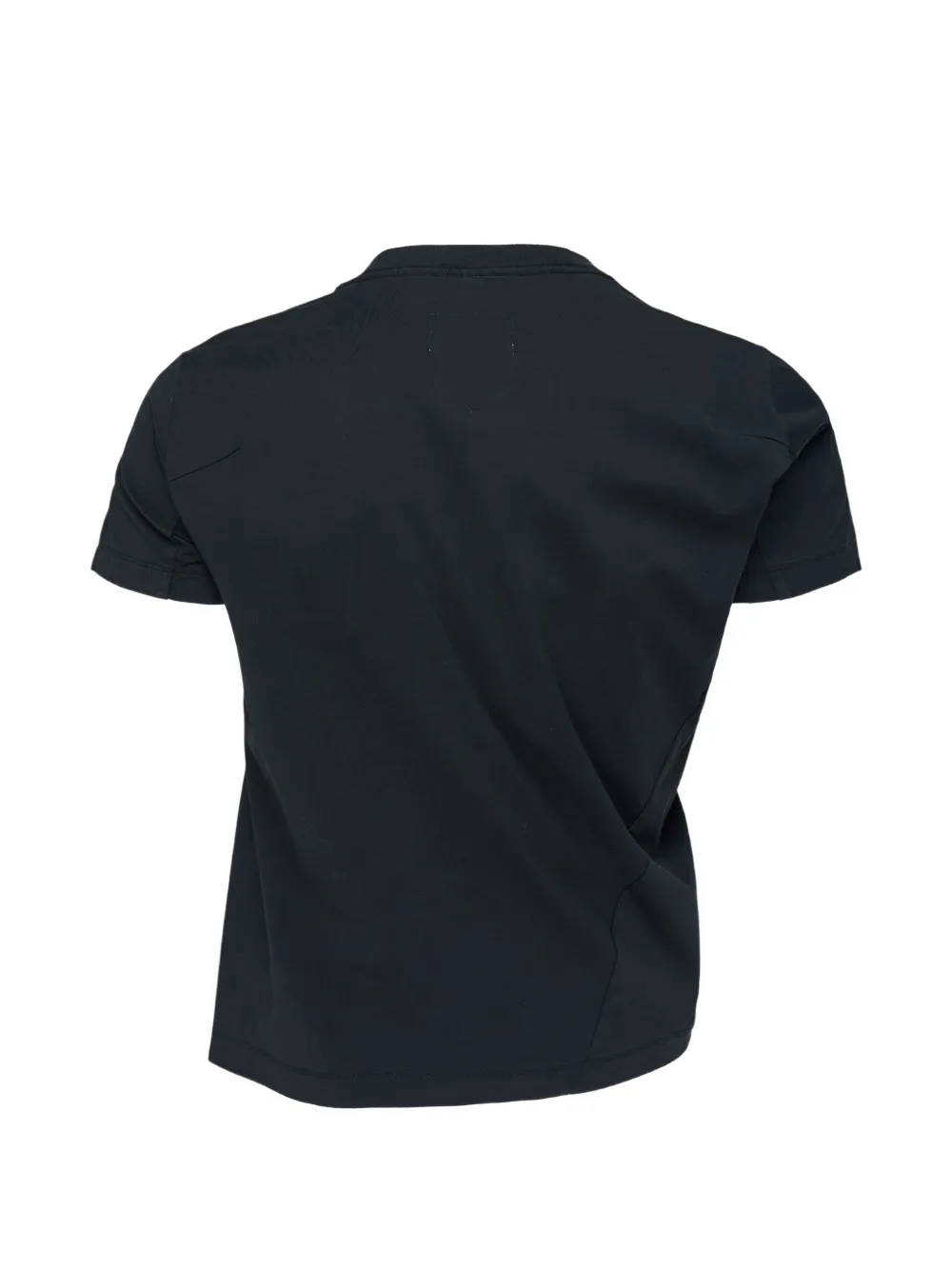 Doublet Twister T-shirt met geborduurd blad Zwart