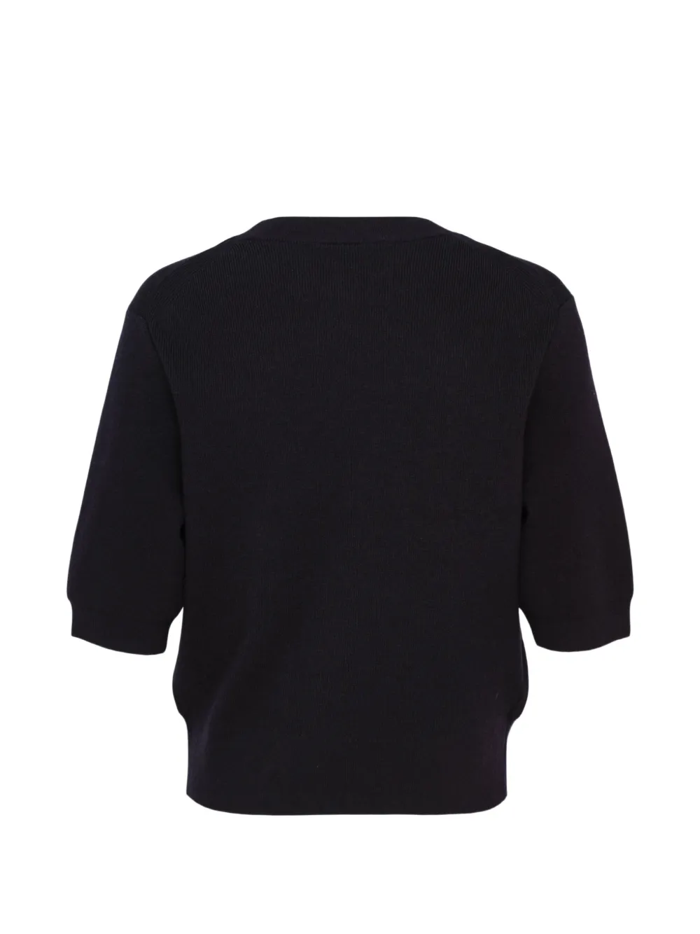 3.1 Phillip Lim Trui met korte mouwen en verfraaide zak Blauw