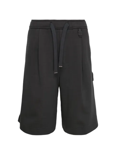 Wooyoungmi pleated drawstring shorts
