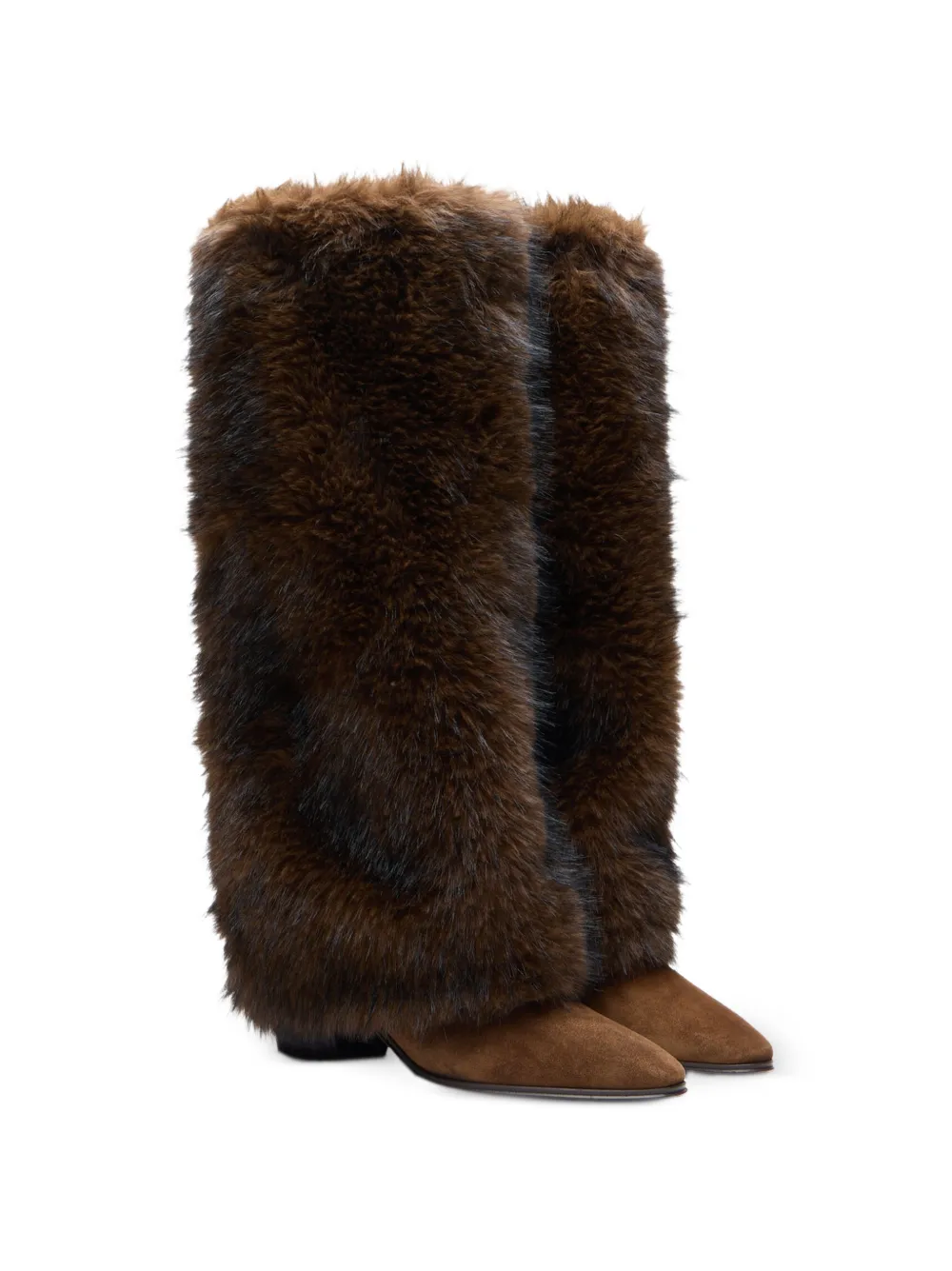 Casadei Beat Sub Zero faux-fur boots Bruin