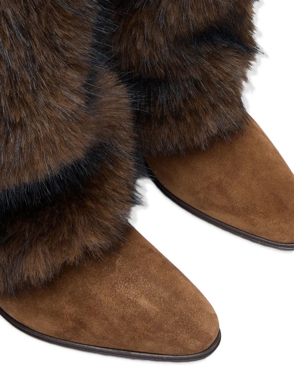Casadei Beat Sub Zero faux-fur boots Bruin