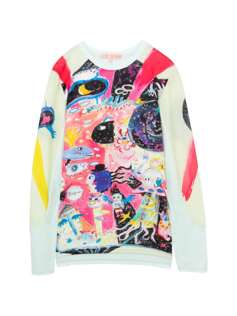 Tsumori Chisato t-shirt à imprimé graphique - Vert Tsumori Chisato t-shirt à imprimé graphique - Vert