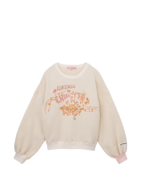Tsumori Chisato suéter con estampado gráfico
