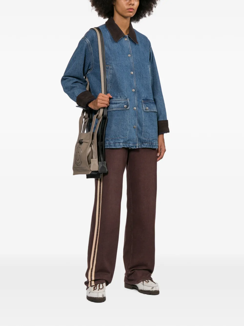 rag & bone Denim jack Blauw