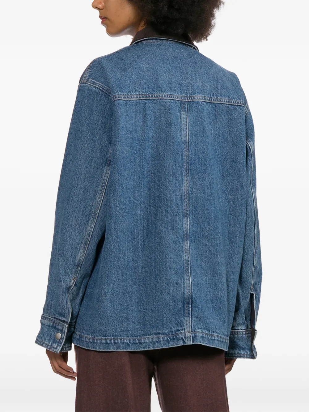 rag & bone Denim jack Blauw