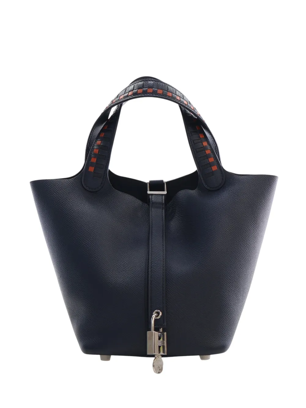 Hermès Pre-Owned 2018 Epsom Tressage Picotin Lock 18 handbag - Blau
