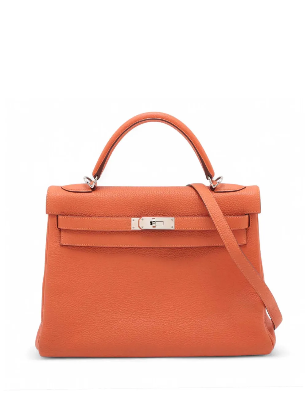 Hermès Pre-Owned 2013 Togo Kelly II Retourne 32 satchel - Arancione