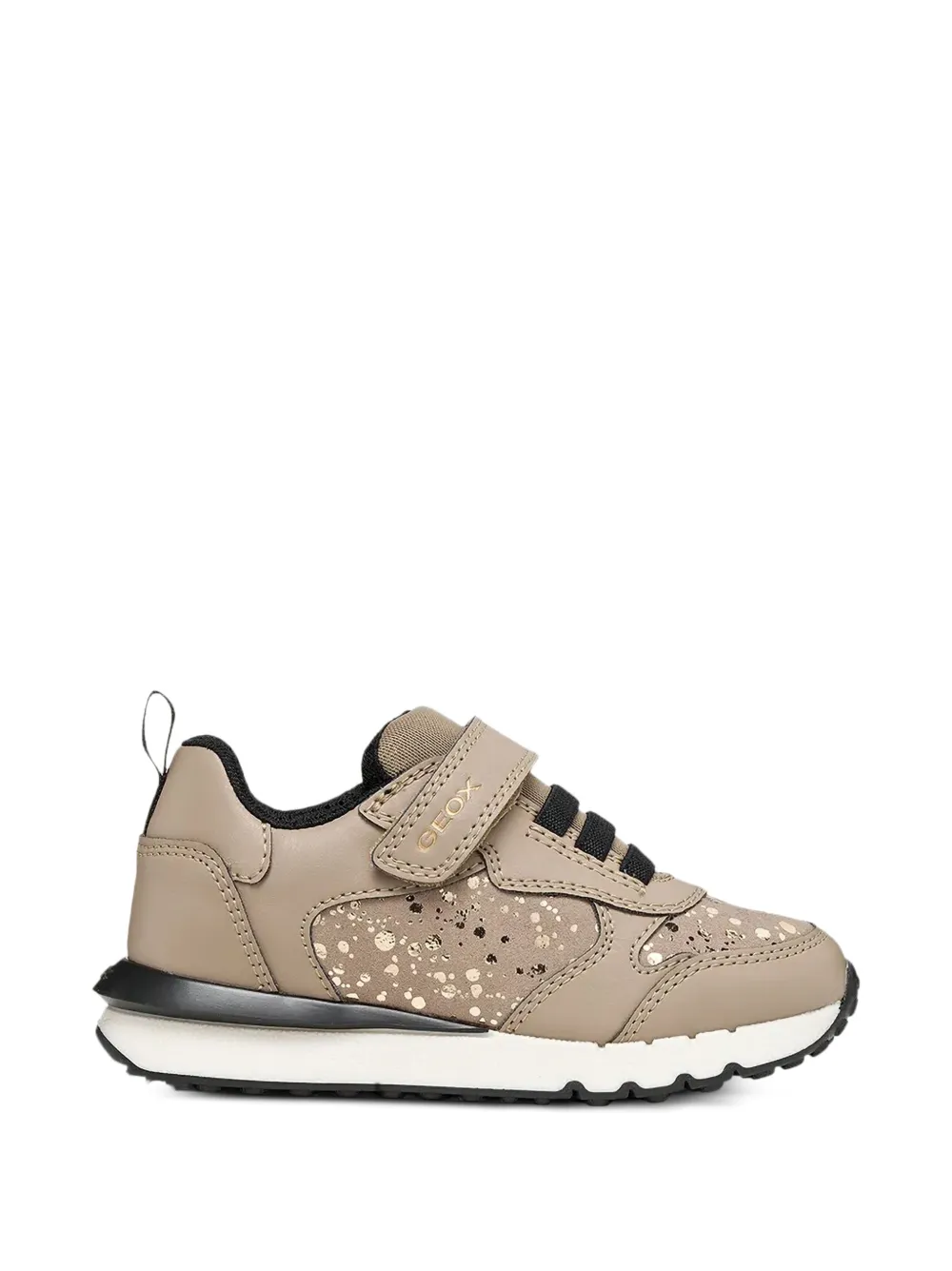 Geox Kids Fastics speckled touch-strap sneakers - Toni neutri