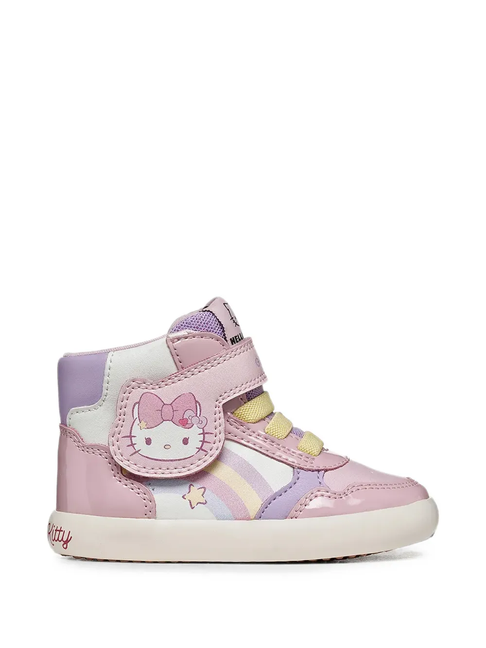 Geox Kids x Sanrio Hello Kitty high-top sneakers Roze