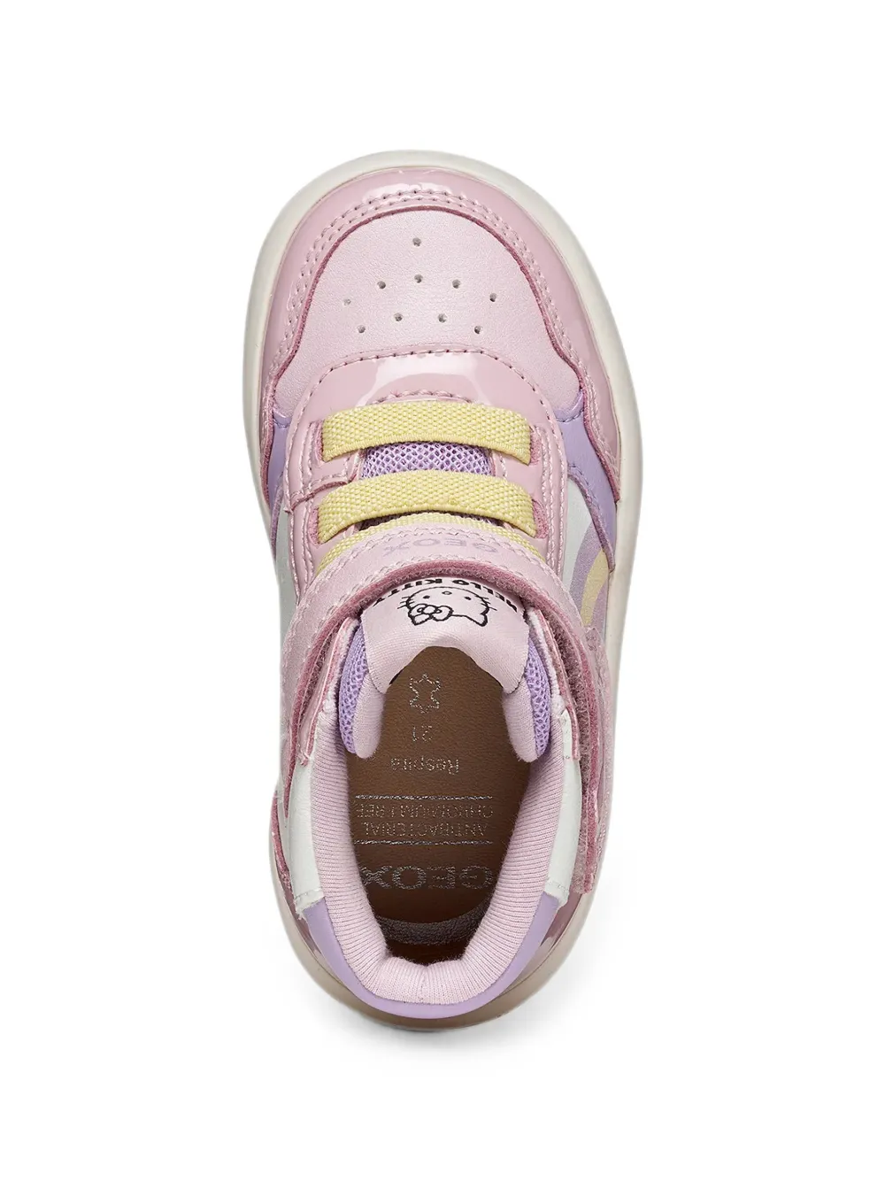 Geox Kids x Sanrio Hello Kitty high-top sneakers Roze