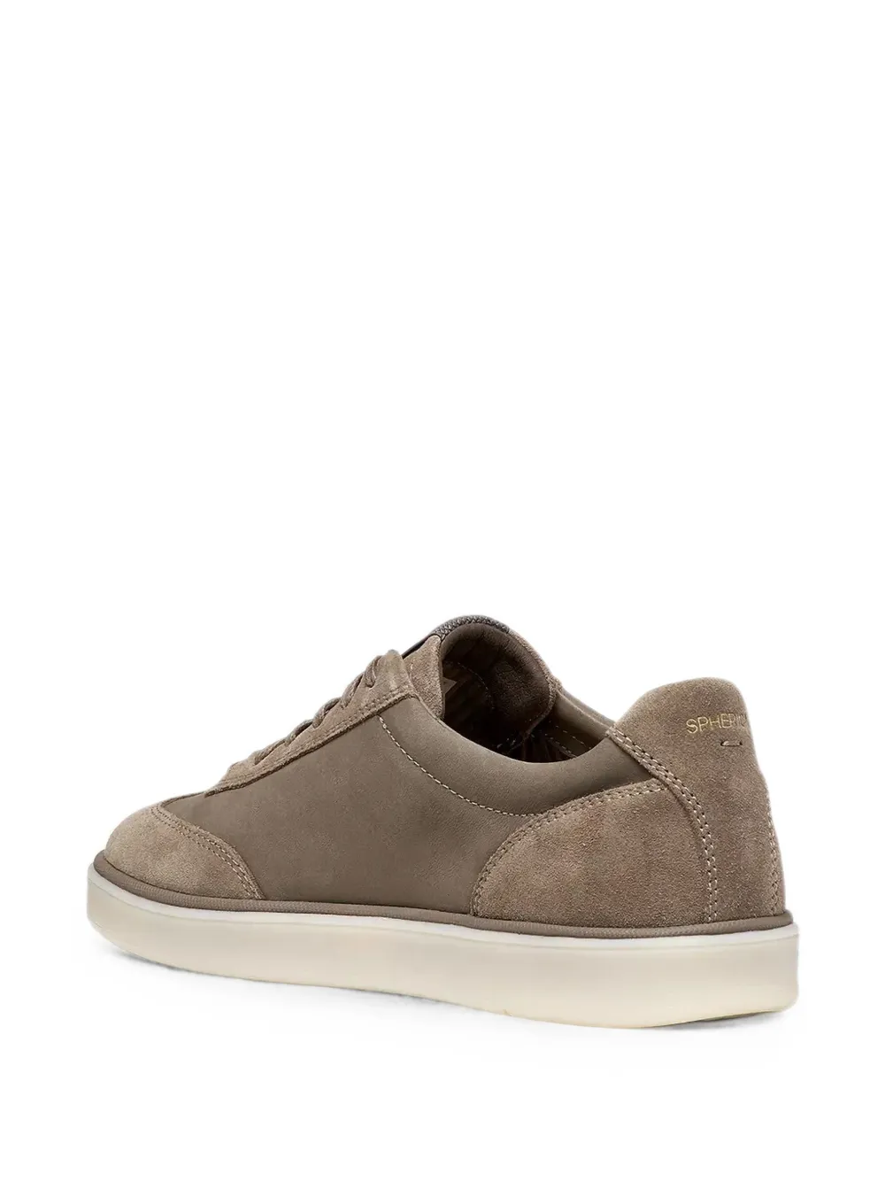 Geox Actif x4 sneakers met suède vlakken Bruin