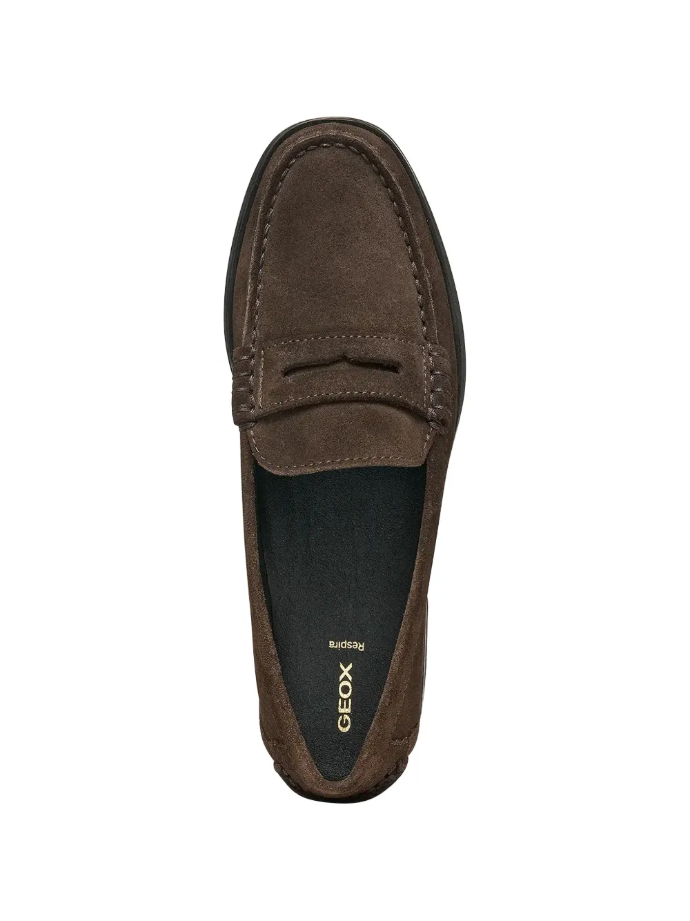 Geox Noemen suede loafers Bruin