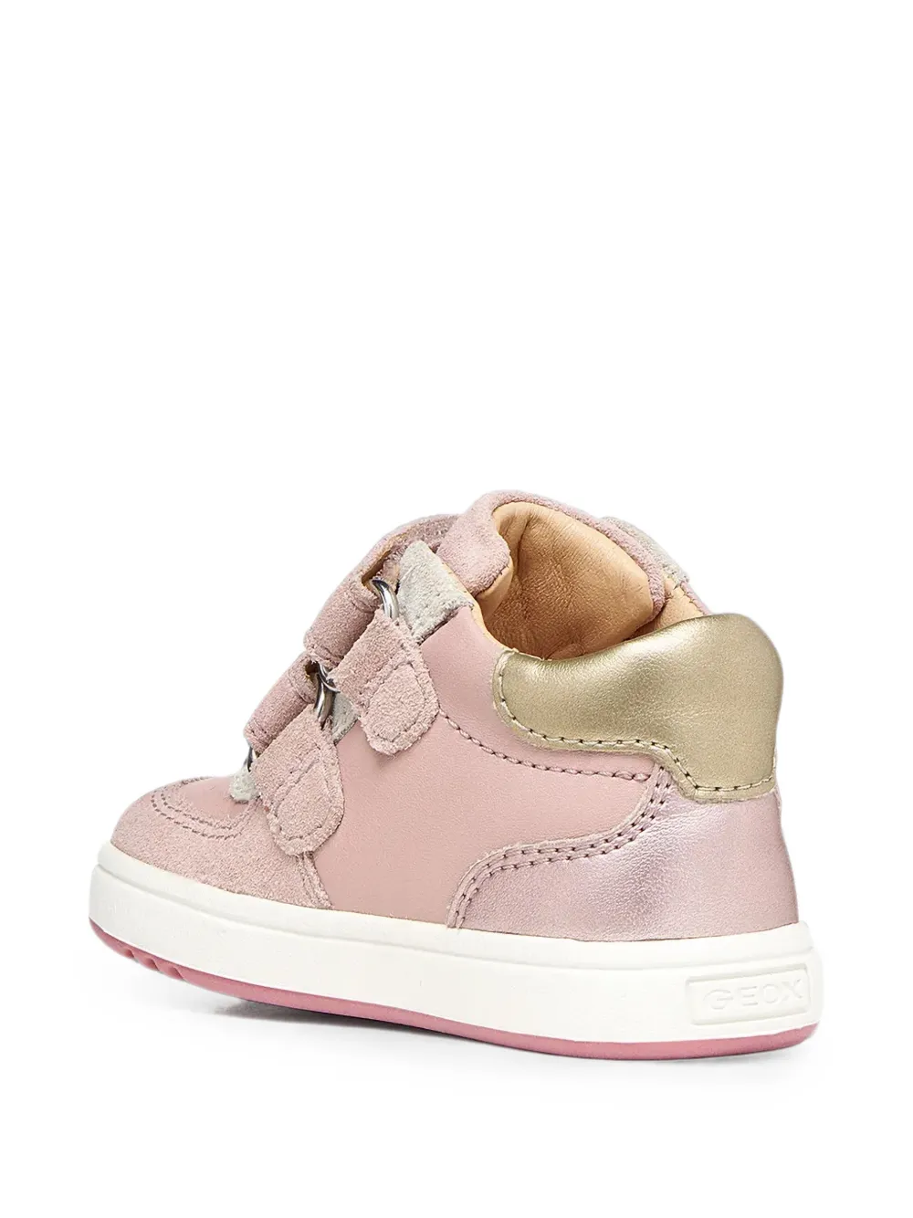 Geox Kids Biglia touch-strap sneakers Roze