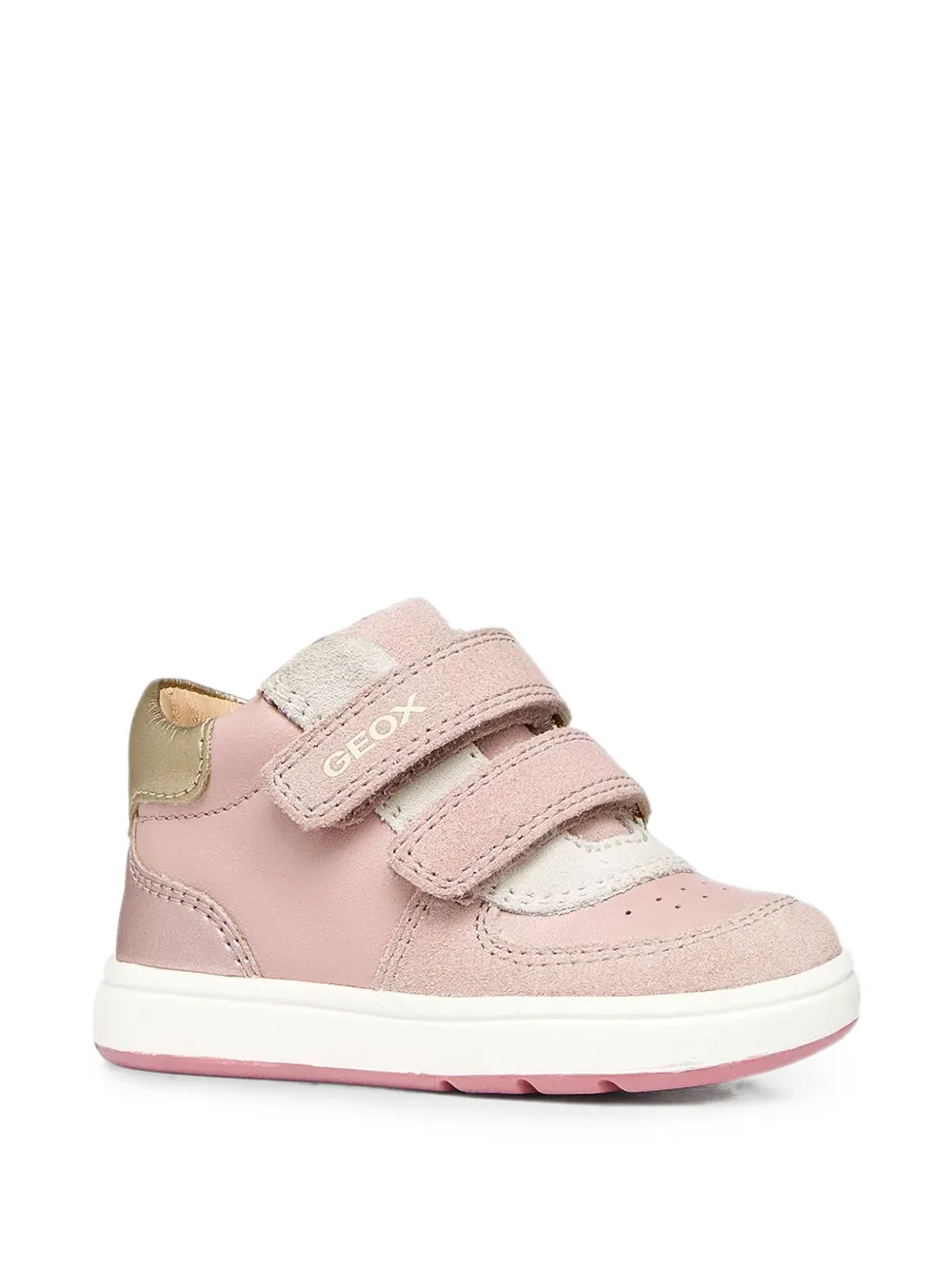 Geox Kids Biglia touch-strap sneakers Roze