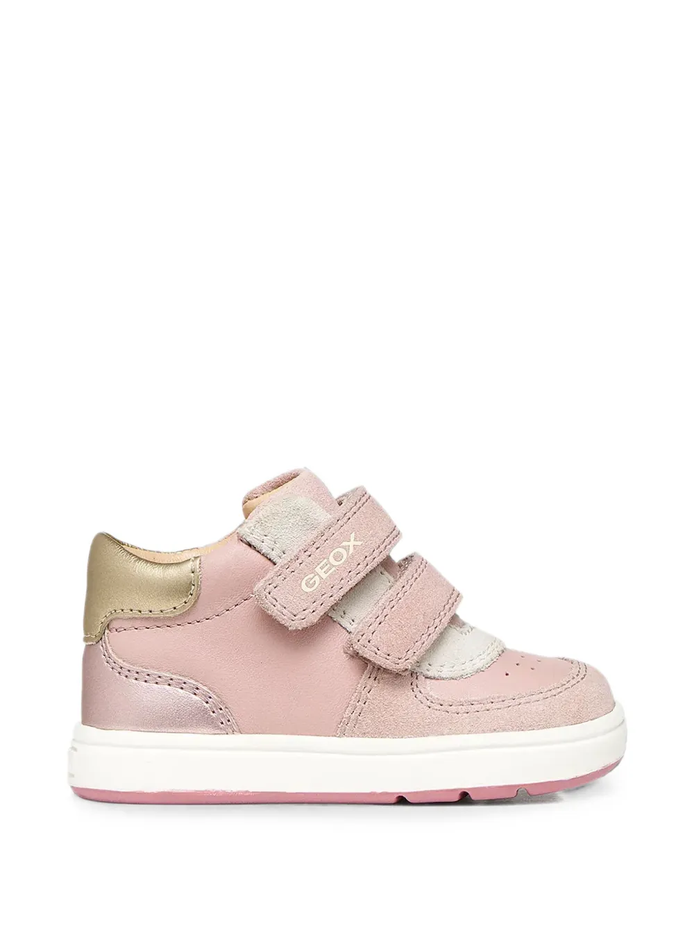 Geox Kids Biglia touch-strap sneakers Roze