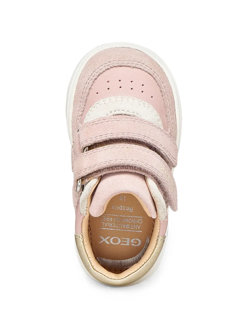 Geox Kids Biglia touch-strap sneakers Roze