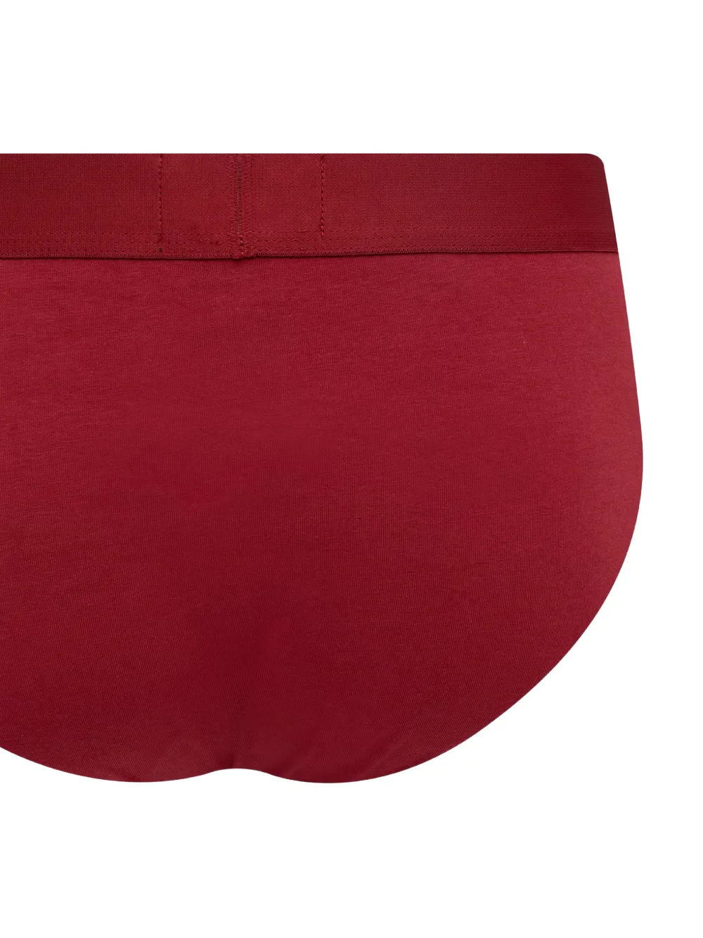 Emporio Armani Twee slips met logoband Rood