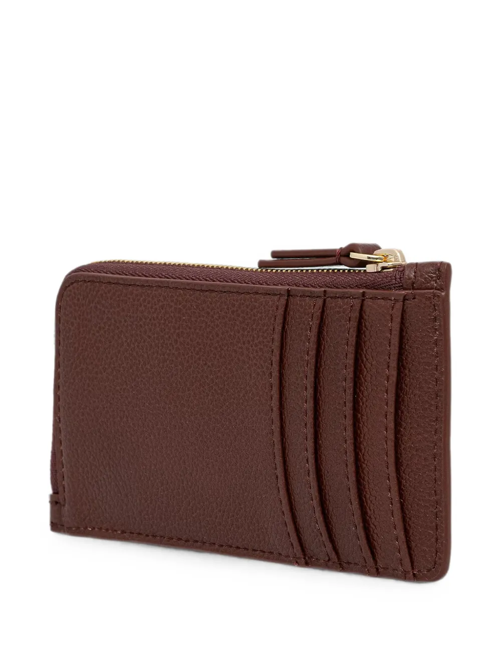 Emporio Armani Leren portemonnee Bruin