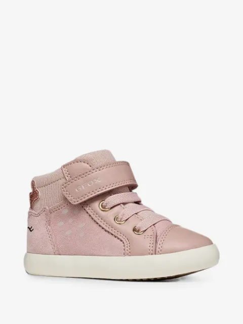 Geox Kids Gisli touch-strap high-top sneakers