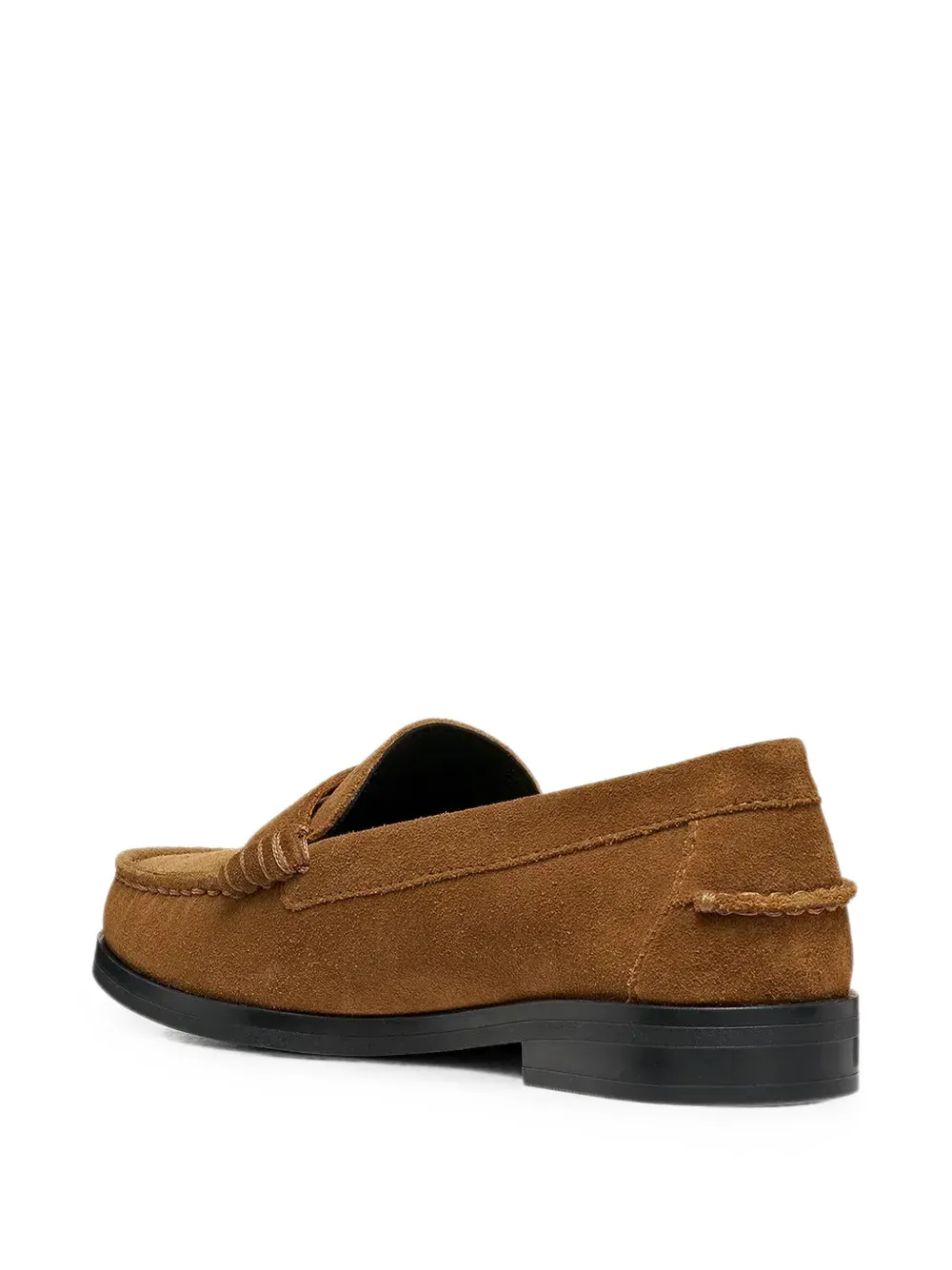 Geox Noemen suede penny-slot loafers Bruin