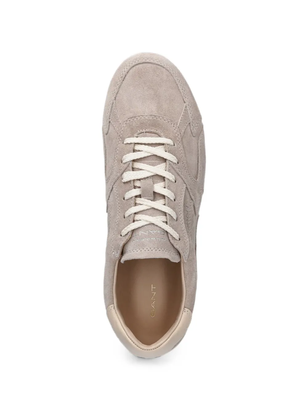 Gant Sperly suède sneakers met vlakken Beige