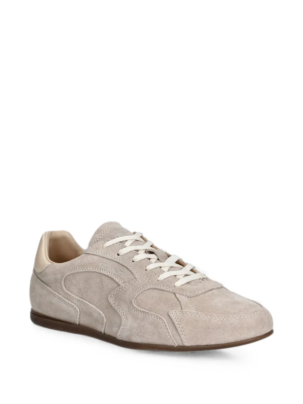 Gant Sperly suède sneakers met vlakken Beige