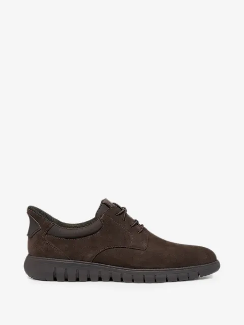 Geox suede lace-up sneakers