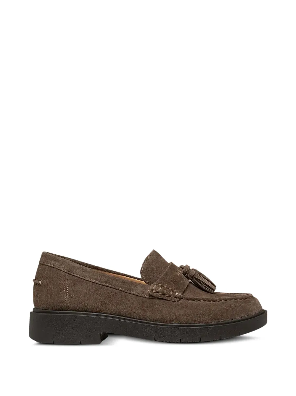 Geox Spherica tassel-detail suede loafers - Marrone