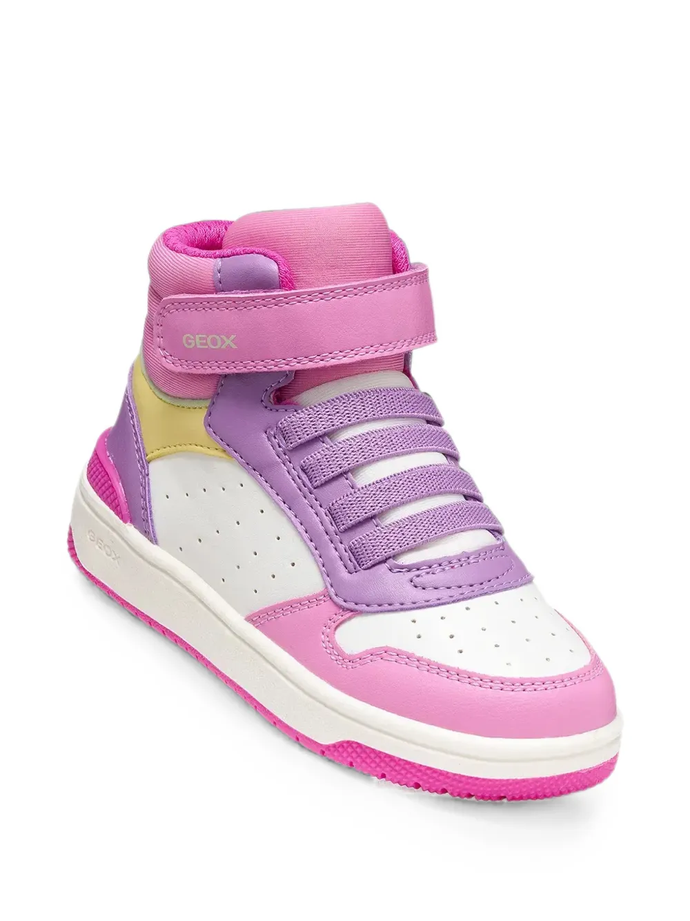 Geox Kids Washiba perforated sneakers Roze