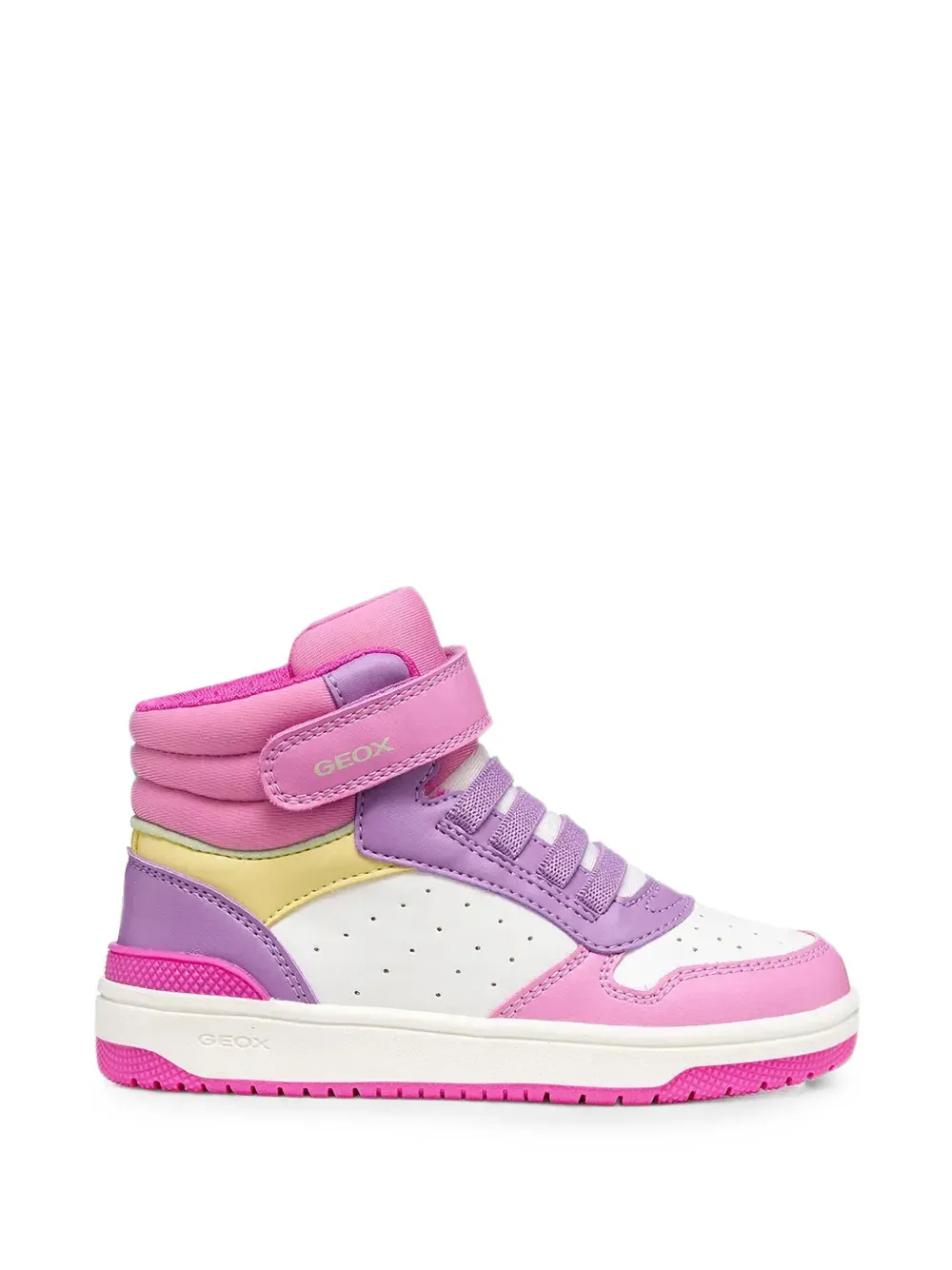 Geox Kids Washiba perforated sneakers Roze