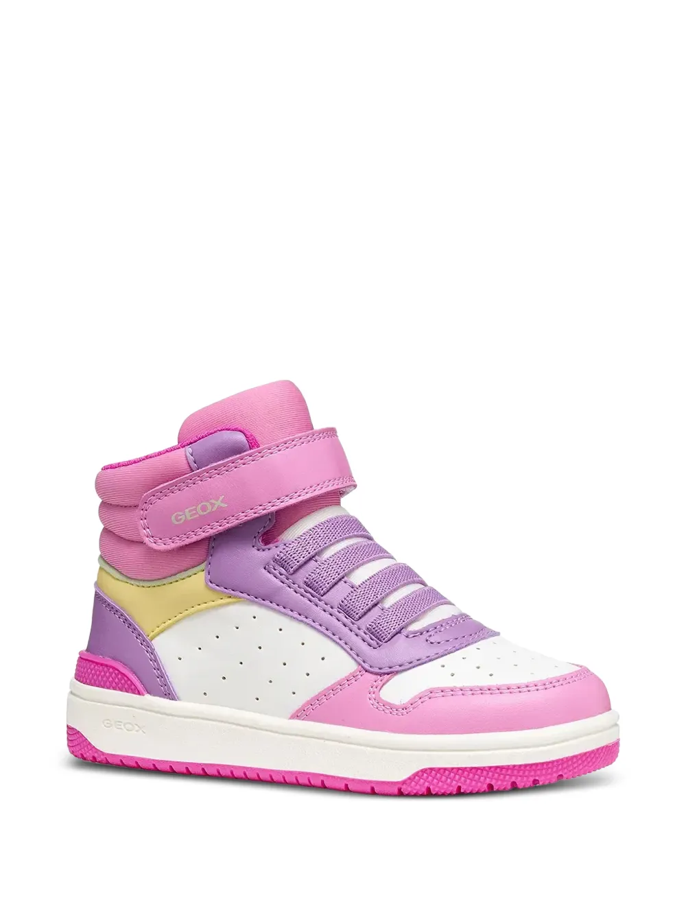 Geox Kids Washiba perforated sneakers Roze